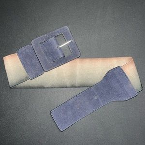 Kimchi Blue Urban Outfitters small stretch belt ombré suede feel buckle